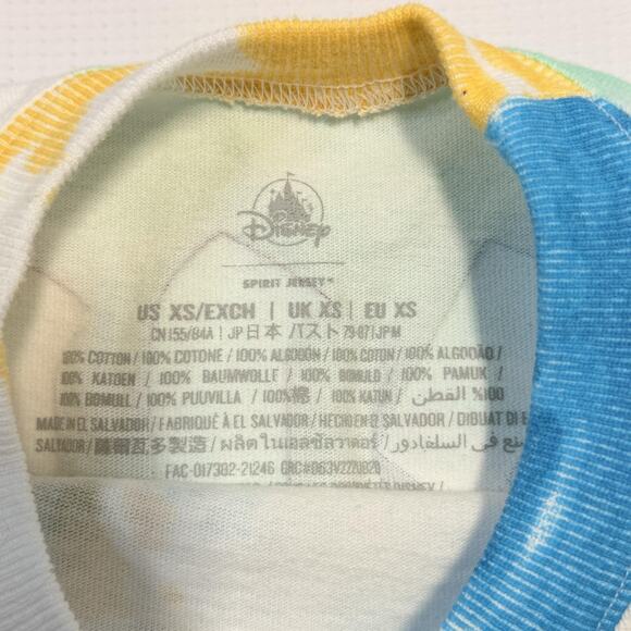 Disneyland Resort Spirit Jersey Shirt Womens XS Pastel Tie Dye Long Sleeve - Picture 6 of 12